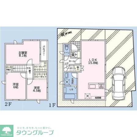 日進ドリームハウス II D棟の物件間取画像